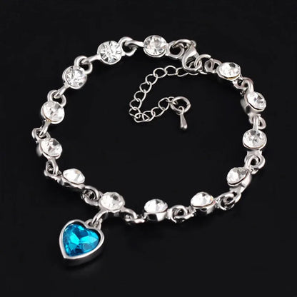 Zhenrong Foreign Trade Hot-selling Fashion High-quality Crystal Romantic Love Bracelet Women's Korean Version Jewelry