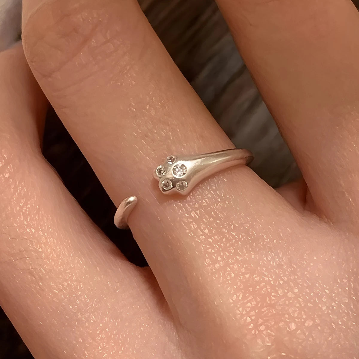 VENTFILLE 925 Sterling Silve Love Heart  Ring for Women Girl Gift Line Pearl Korean Sweet  Jewelry Birthday Gift Dropshipping