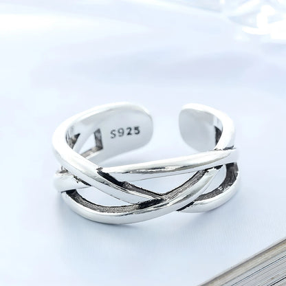 VENTFILLE 925 Sterling Silve Love Heart  Ring for Women Girl Gift Line Pearl Korean Sweet  Jewelry Birthday Gift Dropshipping