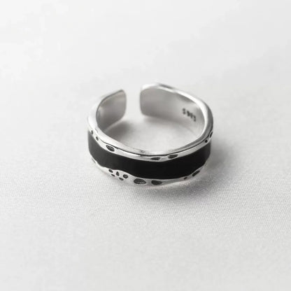 VENTFILLE 925 Sterling Silve Love Heart  Ring for Women Girl Gift Line Pearl Korean Sweet  Jewelry Birthday Gift Dropshipping